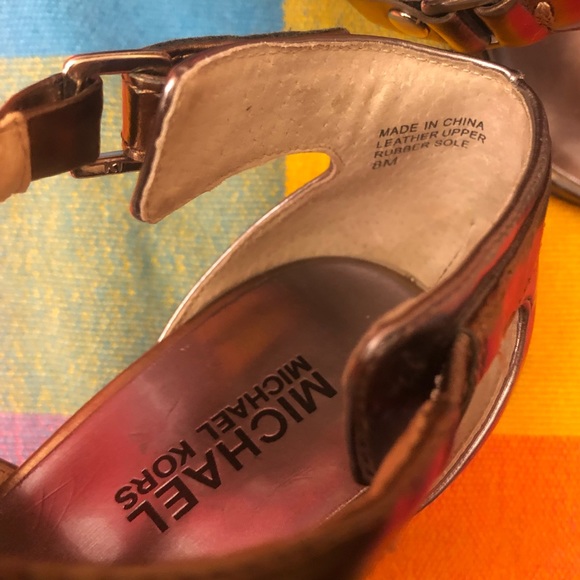 Michael Kors Metallic Heels size 8 - Picture 8 of 8